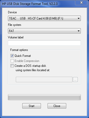 HP USB Disk Storage 
